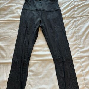 lululemon athletica Black Leggings with print